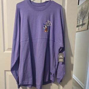Disney Lavender Mickey Long Sleeve Top